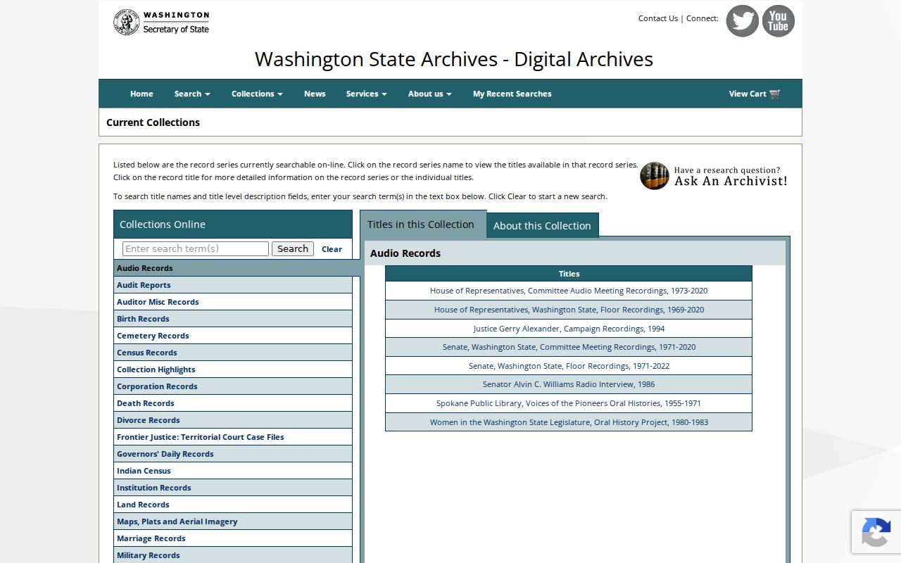 Salmon Creek people search in Washington Digital Archives