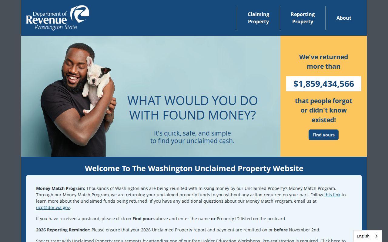 Salmon Creek people search through Washington unclaimed property